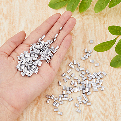 Breloques coulissants en aluminium/perles coulissantes&nbsp;FIND-WH0161-13A