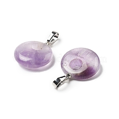 Pendenti d'ametista naturale&nbsp;G-L620-D04