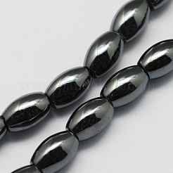 Magnetische synthetische Hämatitkornen Stränge&nbsp;G-Q911-6x4mm