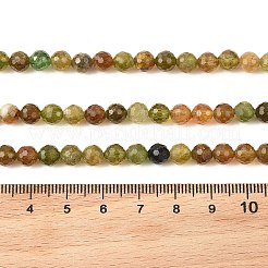 Stränge aus natürlichen gelbgrünen Turmalinperlen&nbsp;G-Z106-A06-6mm