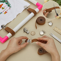 Clips en polyester et en fer&nbsp;DIY-WH0589-24