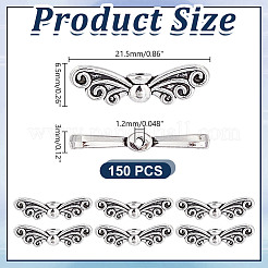 150pcs perles en alliage de style tibétain&nbsp;TIBEB-HY0001-13