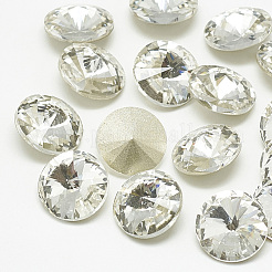 Torna a punta cabochon strass vetro&nbsp;RGLA-T086-10mm