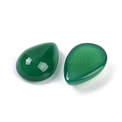 Cabochons d'agate onyx vert naturel (teints et chauffés)&nbsp;G-H094-01A-04A