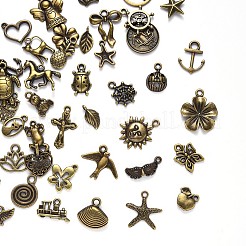 Pendentifs en alliage de style tibétain&nbsp;TIBEP-YW0001-07AB