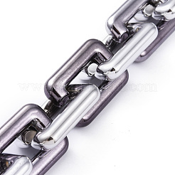 Catene portacavi in plastica ccb fatte a mano&nbsp;AJEW-JB00666-03