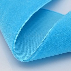 Ruban de velours en polyester pour emballage de cadeaux et décoration de festival&nbsp;SRIB-M001-13mm-340