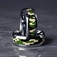 201 Edelstahl-Epoxidharz-Fingerringe&nbsp;WG28C55-01