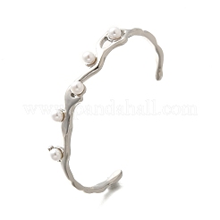 Bracelets manchettes en acier inoxydable 304 pour femmes&nbsp;BJEW-U021-04P