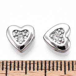 Perline zirconi micro pave  in ottone&nbsp;FIND-Z035-18P
