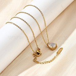 Collares de acero inoxidable 304&nbsp;NJEW-R022-01G-10