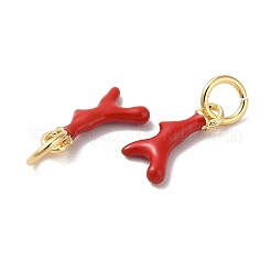 Charms smalto ottone&nbsp;X-KK-L216-007G