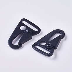 Ganci per clip per bocca allargati in lega di zinco&nbsp;PALLOY-WH0067-80