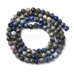 Natürlicher Lapislazuli Perlenstränge&nbsp;LS-G-RM2025-A24-4mm