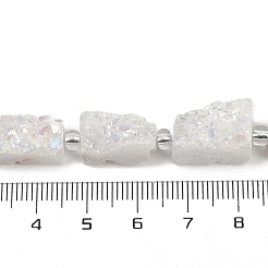 Galvani natürliche druzy Achat Perlen Stränge&nbsp;G-R012-A02-02
