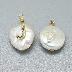 Pendenti con perle d'acqua dolce coltivate naturali&nbsp;PEAR-L027-01J