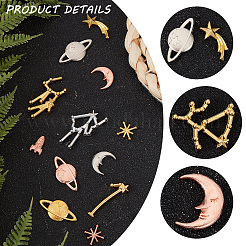 Cabochons en alliage 17 style&nbsp;MRMJ-GF0001-34