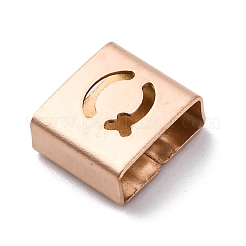 Ionenplattierung (IP) 304 Edelstahl quadratische Schiebecharme&nbsp;STAS-L132-06Q-RG