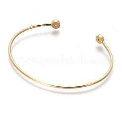 Del polsino in ottone&nbsp;BJEW-P245-04