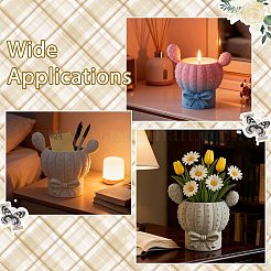 Moldes de silicona para tazas de velas de aromaterapia con forma de cactus&nbsp;ST-CJ0043-077