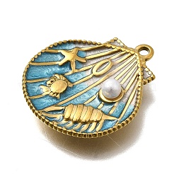 Pendentifs en acier inoxydable 304 émaillés&nbsp;STAS-Z163-19G-01