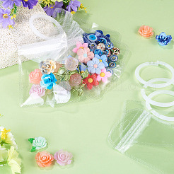 50 sachet d'emballage transparent refermable en plastique&nbsp;OPP-TA0001-28