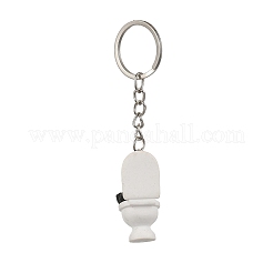 Legierung mit süßem Schlüsselanhänger aus PVC-Kunststoff&nbsp;KEYC-Z006-02P-A