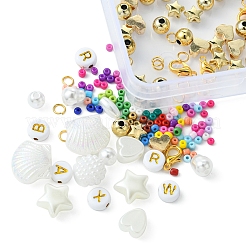 DIY-Kits zum Herstellen von Armbändern aus Glasperlen&nbsp;DIY-FS0006-54B