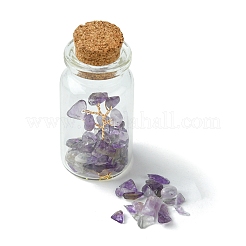 Transparente Glas-Wunschflaschendekoration&nbsp;AJEW-JD00011