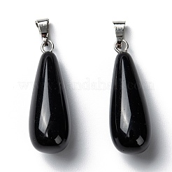 Natürlichen Obsidian Anhänger&nbsp;G-F707-08