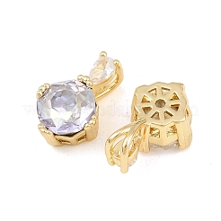 Pendentifs de verre en laiton&nbsp;GL-CBABDD8-09G