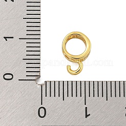 Cremagliera in ottone micro pavé di tubi in zirconia cubica trasparente&nbsp;KK-F876-18G