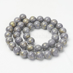 Natur Mashan Jade Perlen Stränge&nbsp;G-P232-01-A-8mm