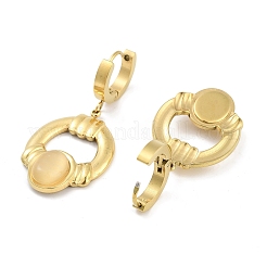 Boucles d'oreilles pendantes en acier inoxydable 304&nbsp;EJEW-L283-083G