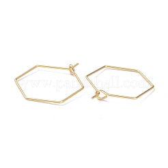 Accesorios para pendientes de aro de acero inoxidable 316&nbsp;STAS-K216-03A-G