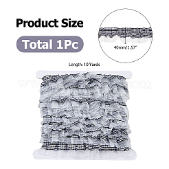 10 Yards Polyester-Spitzenbänder&nbsp;SRIB-OC0001-13D