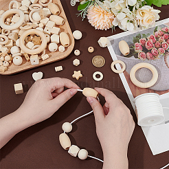 Kit per la creazione di set di gioielli fai da te in legno&nbsp;DIY-PH0030-05