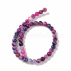 Chapelets de perles d'agate naturelle&nbsp;G-C116-B01-02