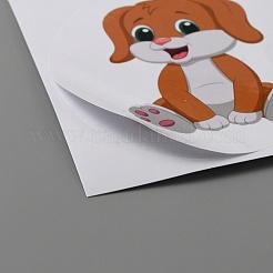Cartoon-Tieraufkleber aus Papier&nbsp;DIY-WH0004-13