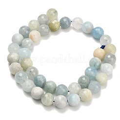 Natürliche Aquamarin Perlen Stränge&nbsp;G-L642-F05-10mm