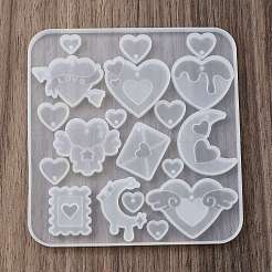 Herz DIY Silikon Ornamente Anhänger Formen&nbsp;LS-SIMO-R012-02