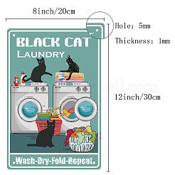 Poster rettangolare in metallo con cartello in ferro&nbsp;AJEW-WH0157-332
