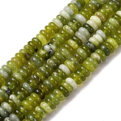 Natur Xiuyan Jade Perlen Stränge&nbsp;G-L624-H05-6x2mm