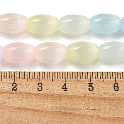 Stränge natürlicher Selenitperlen in Macaronfarbe&nbsp;G-B102-A01-01