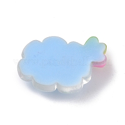 Durchscheinende Cabochons aus Wolkenharz&nbsp;RESI-K019-03E
