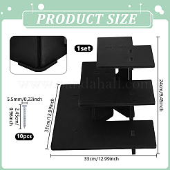 PVC-Schreibtischregal mit einer Etage&nbsp;AJEW-WH0609-952A-02