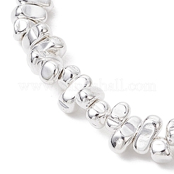 Braccialetti elastici con perline di ematite sintetica non magnetica elettroplaccata&nbsp;BJEW-JB11154
