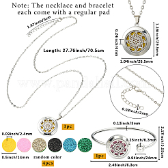 1 offenes Armband aus Edelstahl & 1 Anhänger aus Edelstahl&nbsp;AJEW-SC0004-06B