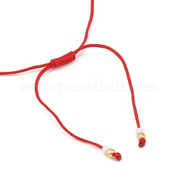 Braccialetti di perline intrecciate con perline di vetro lavorate a mano e regolabili contro il malocchio per uomo e donna&nbsp;BJEW-JB12485-02