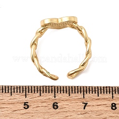 Offene Manschettenringe aus Messing&nbsp;RJEW-C164-01B-G